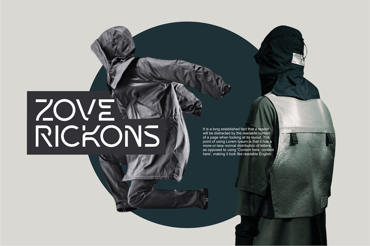 Dzruik Futuristic Logo Font, a Sans Serif Font by WhymoreArt (Photo 8 of 10)