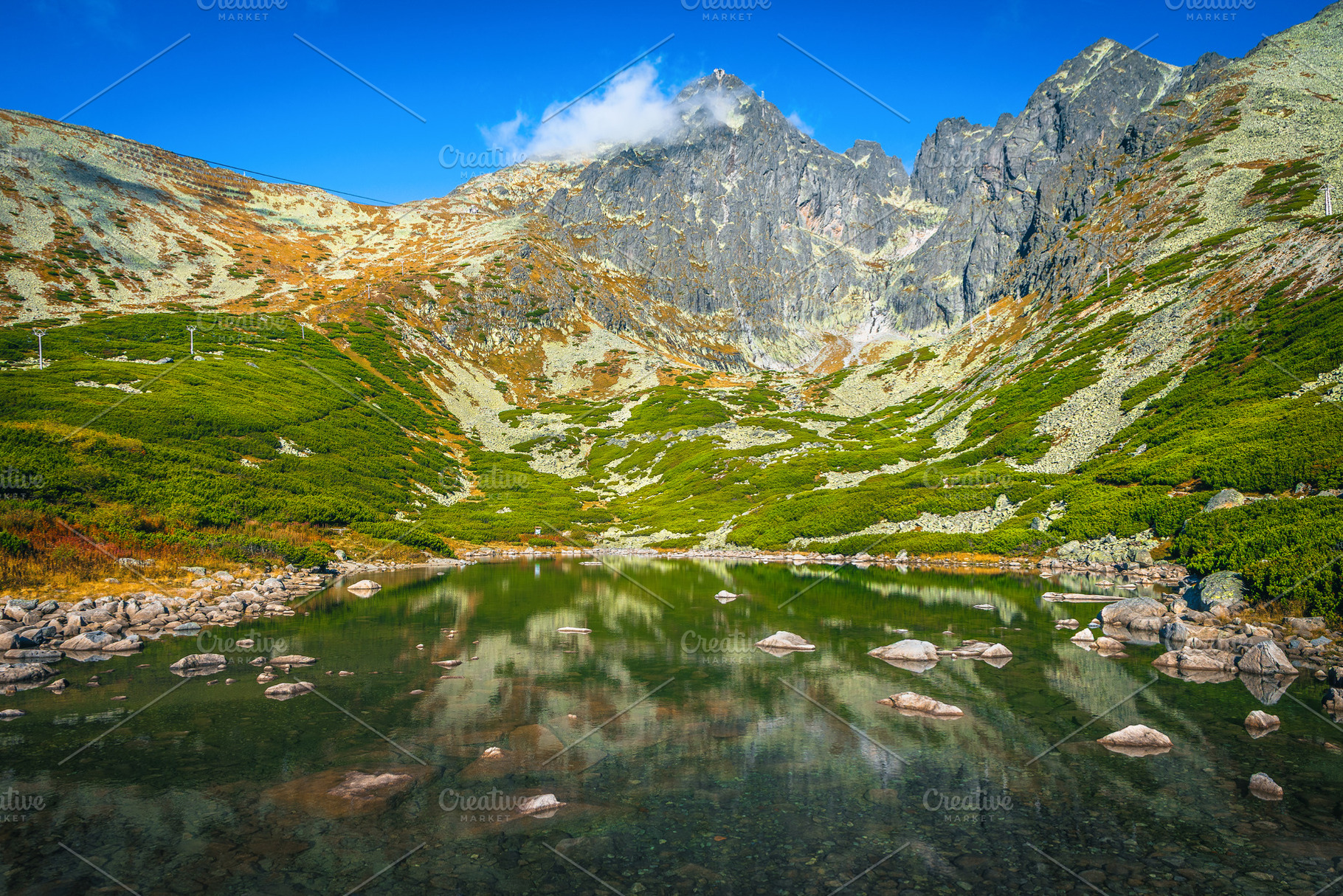 Skalnate Pleso alpine lake, a Nature Photo by Alpine Dreams