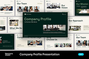 GRINI | Simple Company Profile KEY, a Presentation Template by Neermana