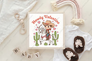 Howdy Valentine Retro Valentine PNG, an Illustration by CraftArtStudio (Thumbnail 4 of 4)