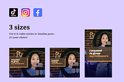 Educational TikTok Canva Template, a Social Media Template by TheWittly (Thumbnail 3 of 4)