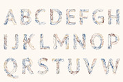 Feather Monograms, a Decorative Illustration by julianaapina (Thumbnail 2 of 5)