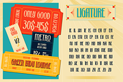 Kashtani, a Sans Serif Font by Burntilldead (Thumbnail 9 of 12)