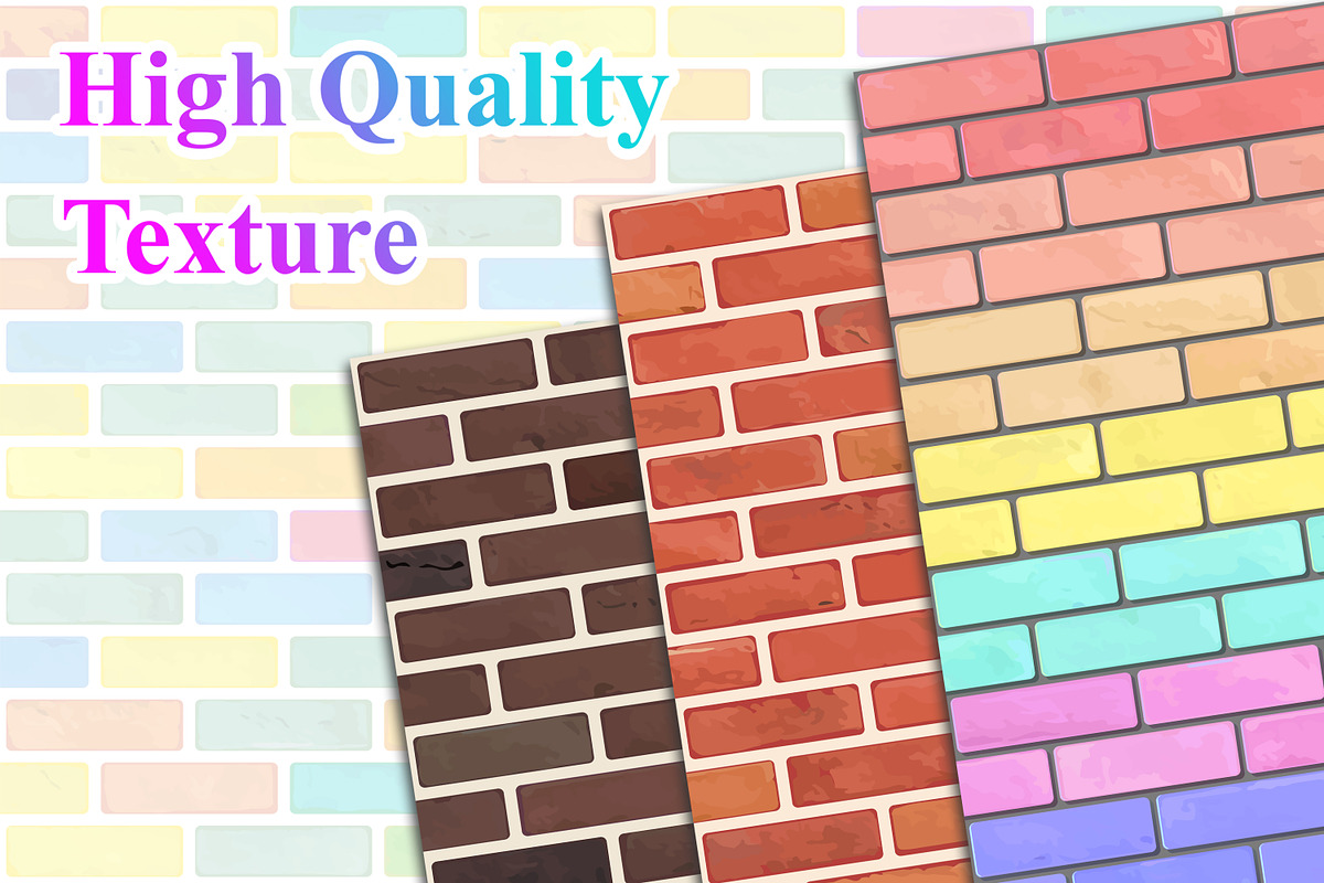 Brick Wall Seamless Background, a Pattern Graphic by Digital Studio (Photo 3 of 3)
