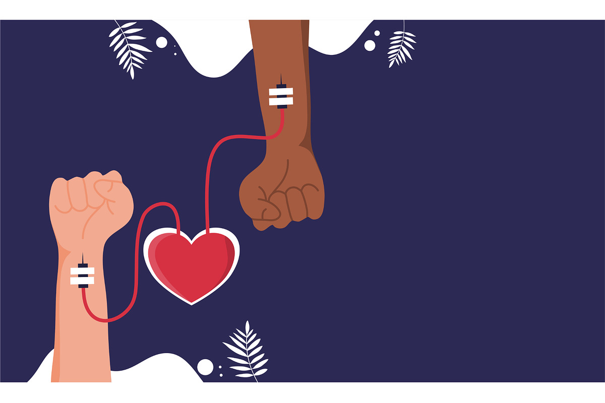 Blood donor day background bundle, a Healthcare Illustration by foxndeer (Photo 3 of 4)