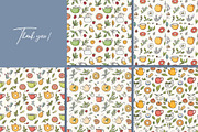 Tea and sweet seamless patterns, a Pattern Graphic by AnastasiyaOleynik (Thumbnail 7 of 7)