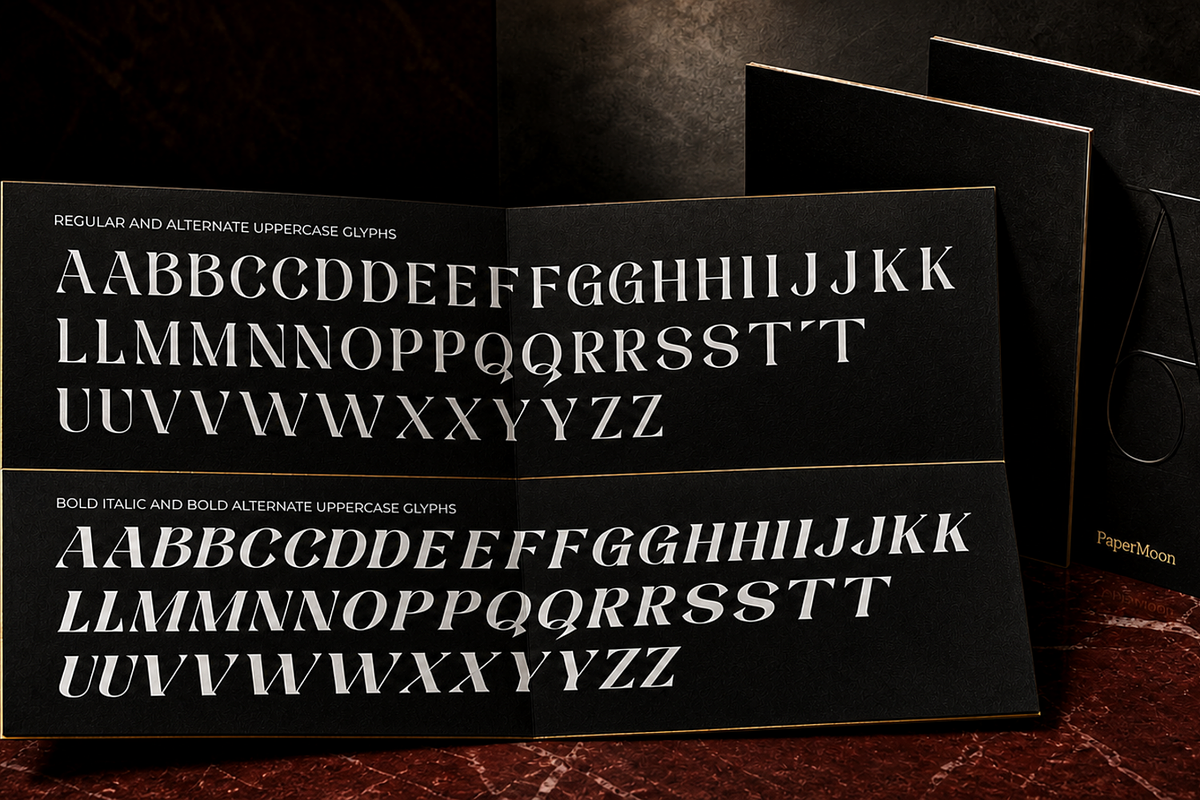 VANTRELLE Luxury Display Serif Font, a Serif Font by PaperMoon (Photo 5 of 6)