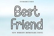 Best Friend, a Script Font by InermediaSTUDIO (Thumbnail 1 of 8)