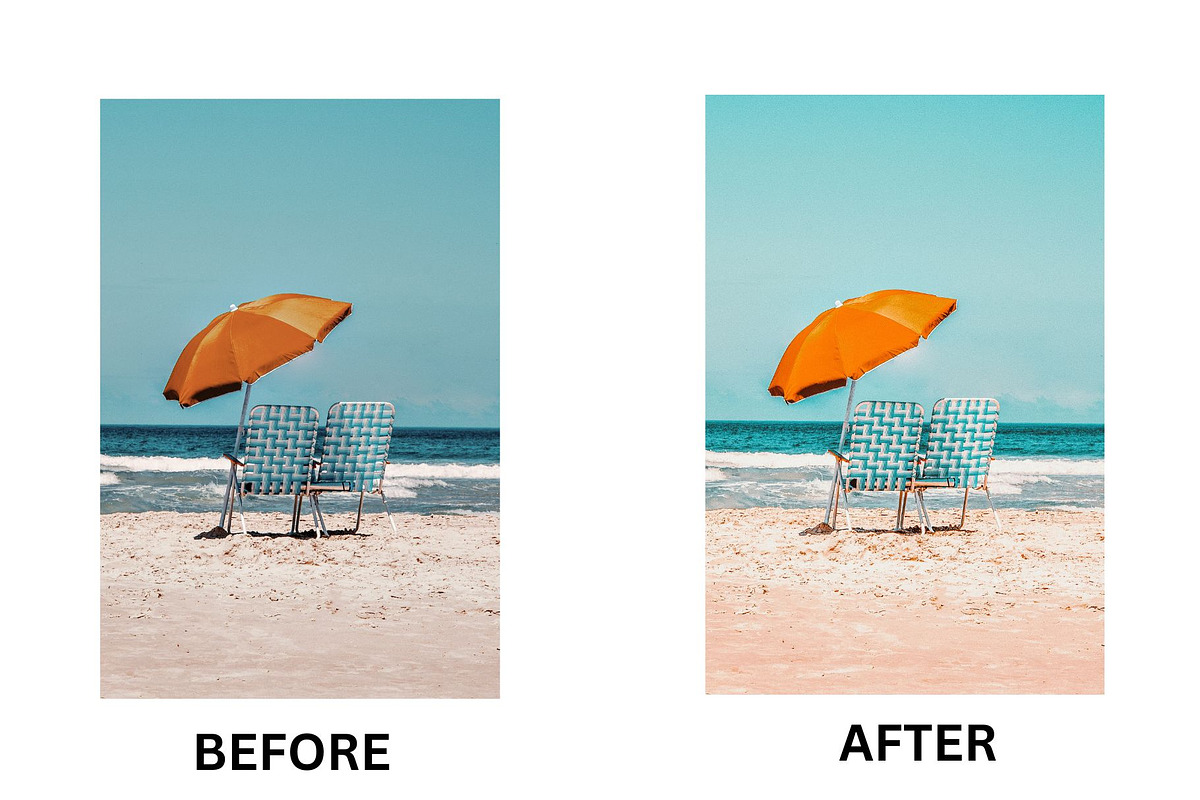 beach Lightroom Presets, an Action Add-On by almani (Photo 2 of 5)