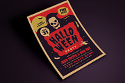 Retro Old Halloween Event Flyer, a Flyer Template by Guuver (Thumbnail 3 of 3)