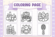 Beauty Stuff Coloring Book, a Decorative Illustration by HueNestify (Thumbnail 3 of 4)