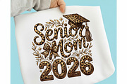 Senior Mom 2026 Png, Graduation Png, an Illustration by designcity5 (Thumbnail 2 of 4)