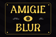 Amigie Blur, a Serif Font by Craft Supply Co. (Thumbnail 1 of 8)