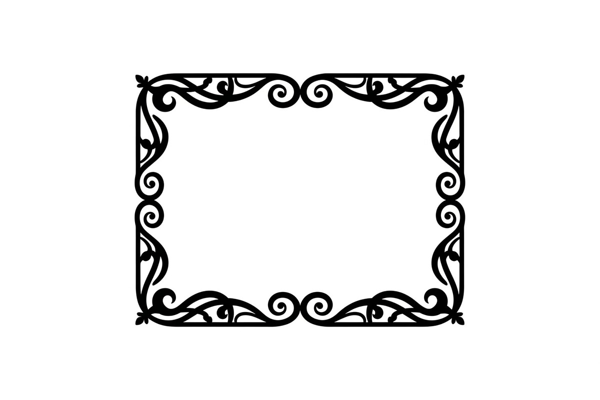 Vintage Scroll Corner Frame Bundle, an Illustration by Gfx_Store (Photo 25 of 48)