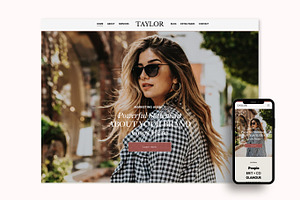 Squarespace 7.1 Template Taylor Ray