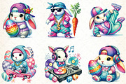 Easter hip hop Bunny Sublimation, an Illustration by DreamCafeArt (Thumbnail 2 of 5)