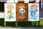 120 Animal Mascot Bundle, an Animal Illustration by Brickclay (Thumbnail 3 of 12)