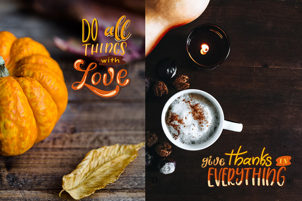 Thanksgiving holiday overlay+clipart, an Illustration by Astarte_design (Photo 11 of 13)