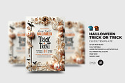 Halloween Trick or trick Flyer, a Flyer Template by Aam360 (Thumbnail 1 of 3)