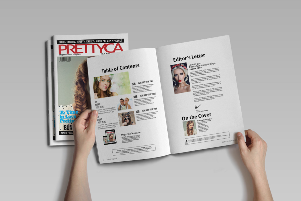 Prettyca Magazines, a Magazine Template by Firtana (Photo 2 of 11)