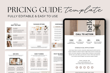 Services and Pricing Guide Template