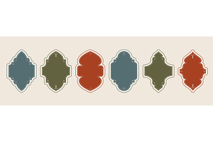 Ornate Islam frame collection, an Object Illustration by art PVP - market