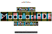 Modular Typeface, a Sans Serif Font by Letterwerk (Thumbnail 15 of 15)