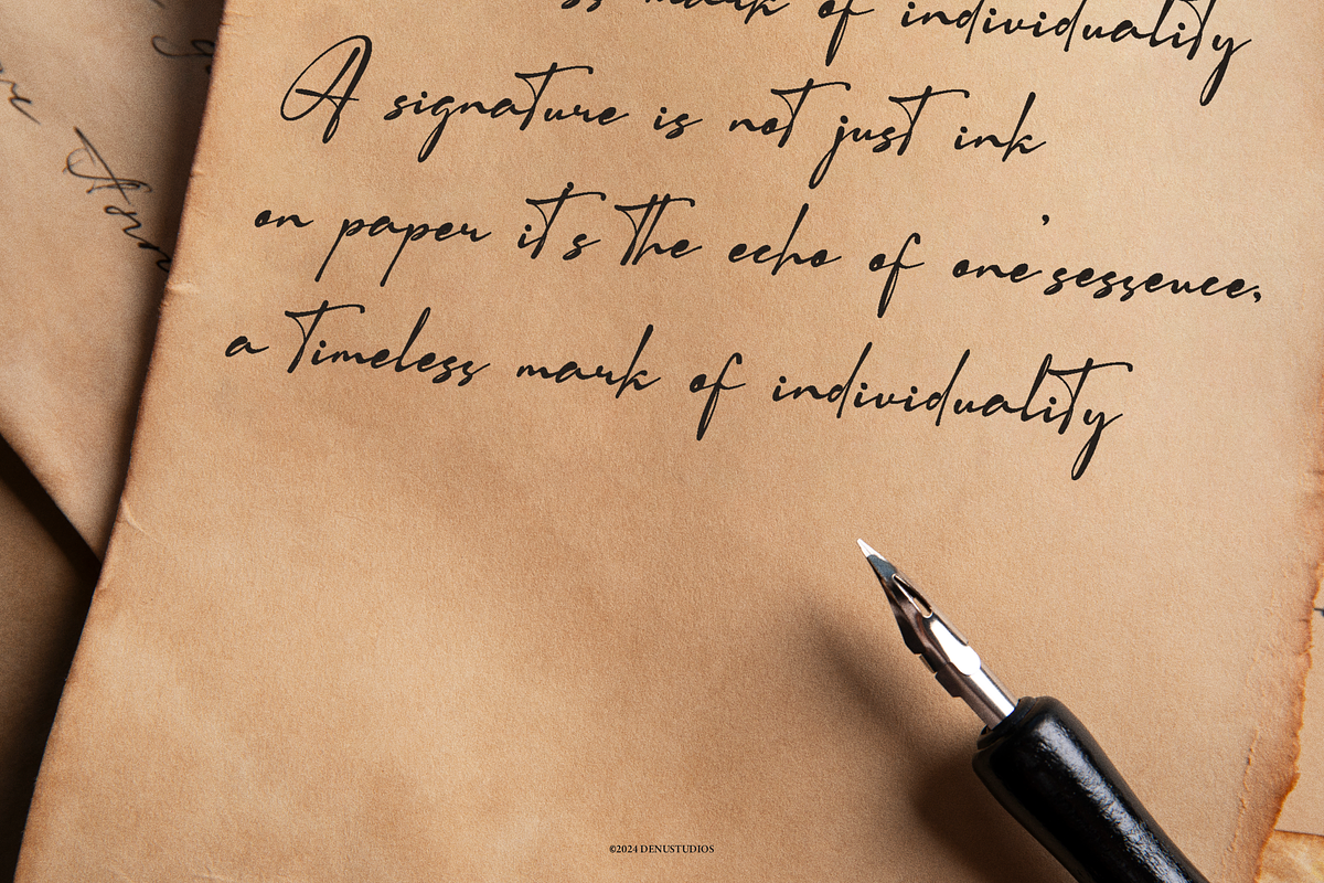 Flentha Bellyora Casual Script Font, a Script Font by Denustudios (Photo 4 of 13)