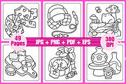 Cozy & Cute Hand Drawn Coloring Book, a Decorative Illustration by Coco Bloom (Thumbnail 2 of 4)