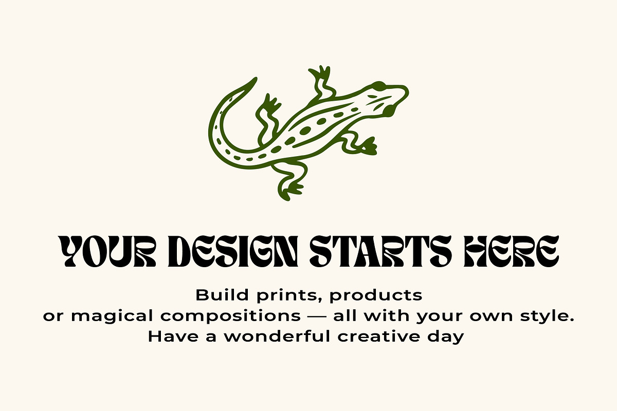 Wild West Boho Line Art Icon Set, a Decorative Illustration by Yanakicc (Photo 8 of 8)