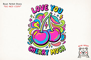 Valentine Love & Coffee Illustration, an Illustration by GlitterCraft (Thumbnail 30 of 41)