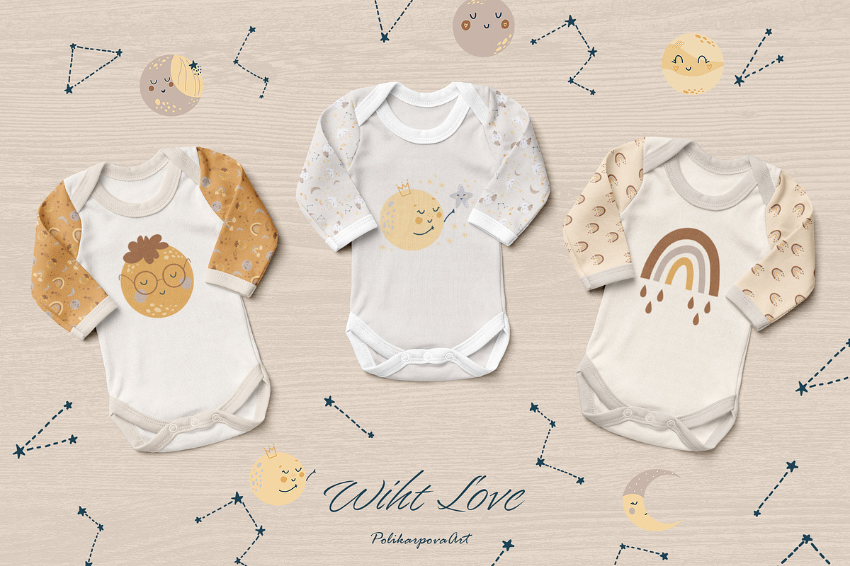 Celestial Nursery. Boho collection, an Animal Illustration by polikarpovaart (Photo 10 of 10)
