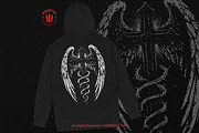10 Bundle Dark Art Cross Wing Angel, an Illustration by Morspective (Thumbnail 4 of 7)