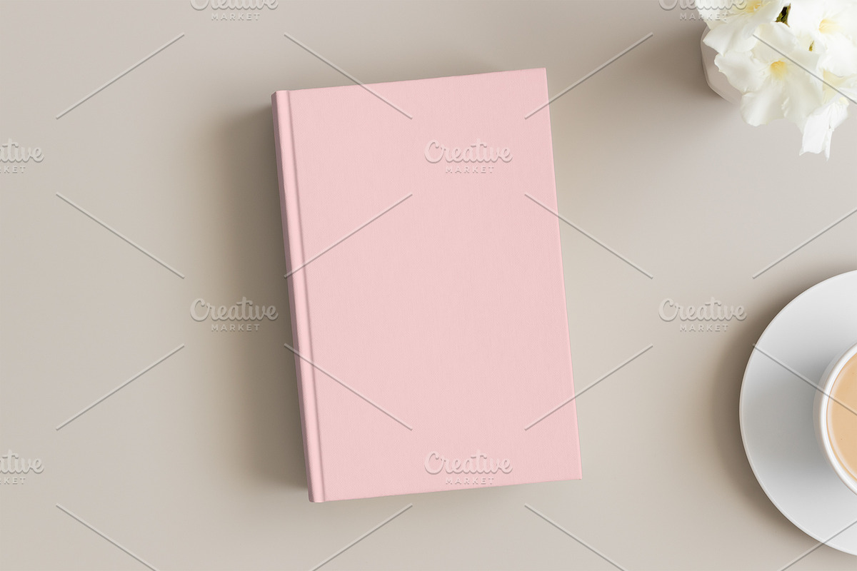 Book Cover Mockup, PSD, a Print Template by Snoflinga (Photo 4 of 5)