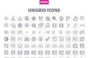 3552 Unigrid icons, an Outline Icon by Icojam store (Thumbnail 10 of 14)