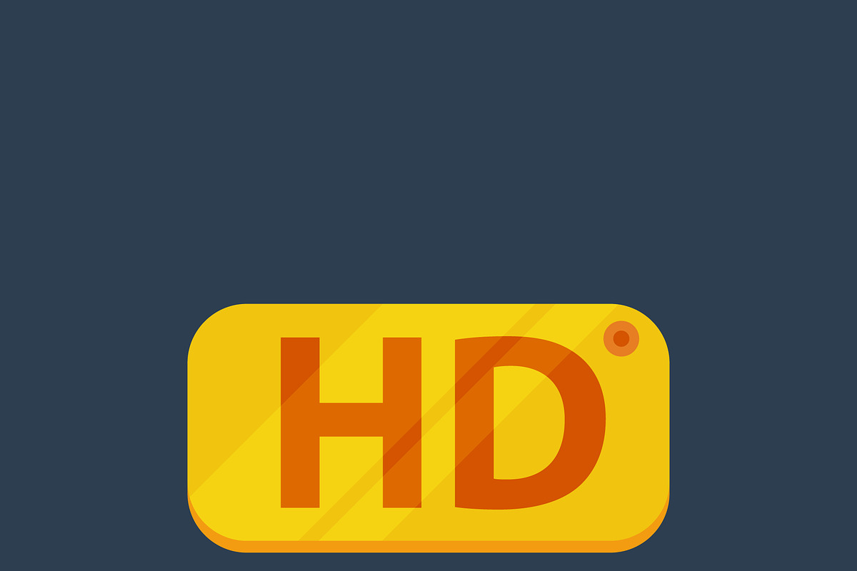 Flat golden icons preview 4