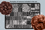 Procreate Hair Braids curly brushes, a Brush Add-On by Revabrush (Thumbnail 9 of 10)