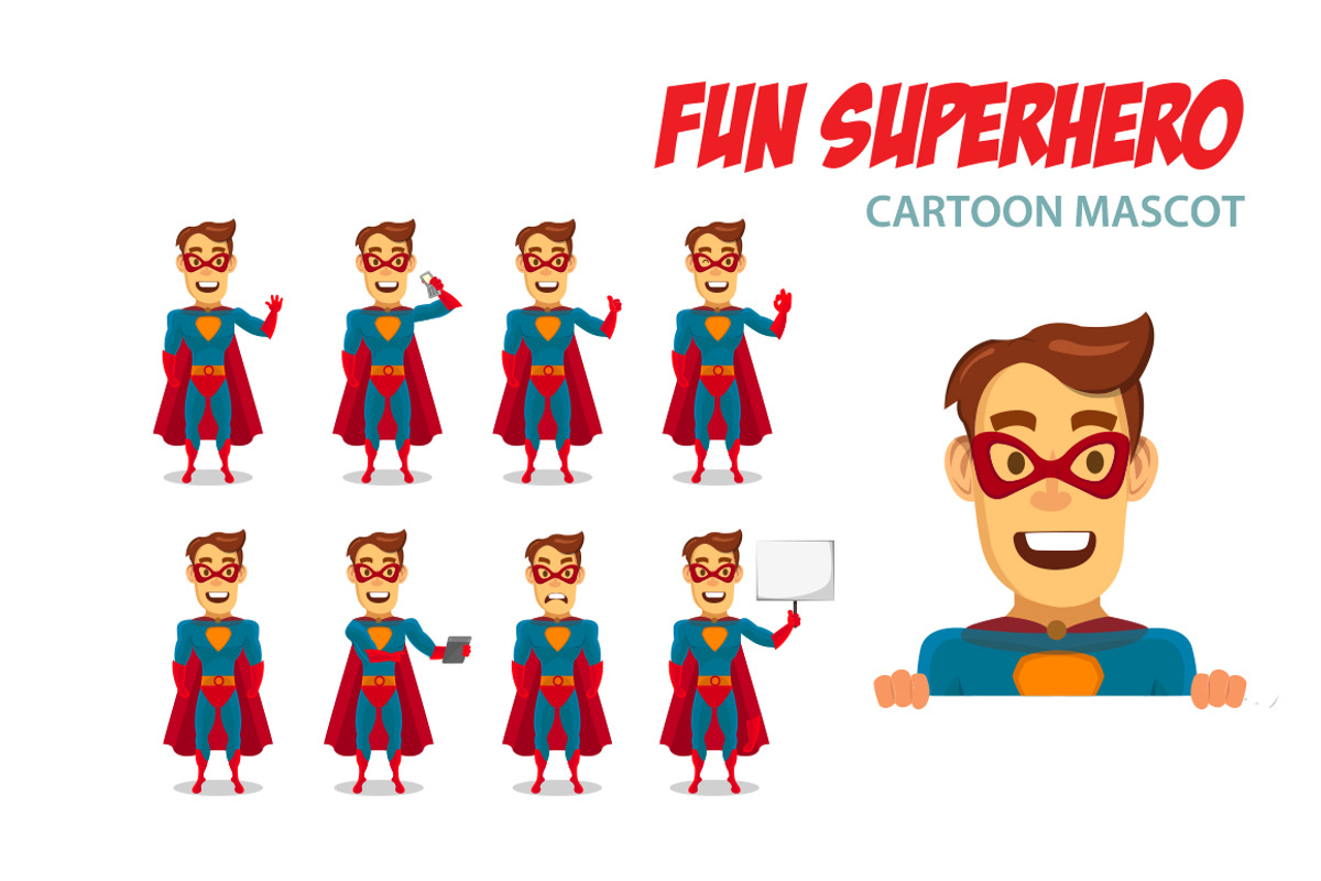 FUN SUPERHERO, an Illustration by Silpin