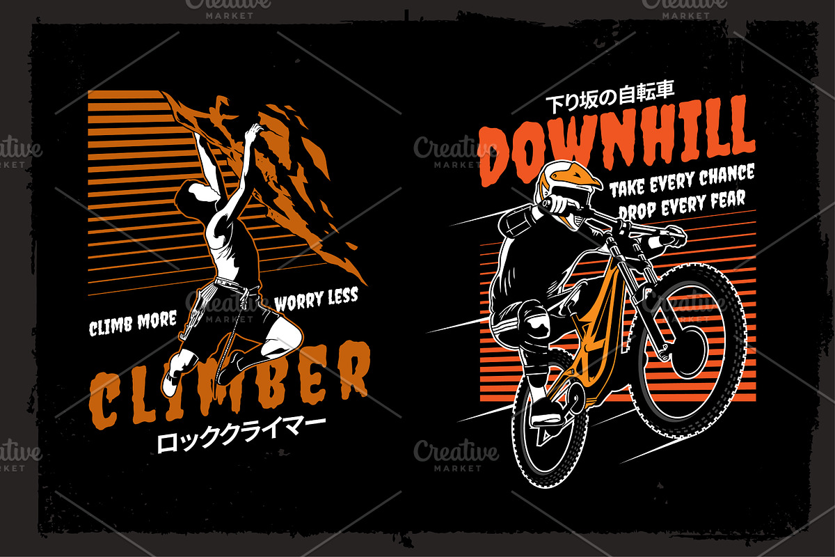 Extreme sport collection bundle, a Person Illustration by The BolzStudio (Photo 5 of 7)