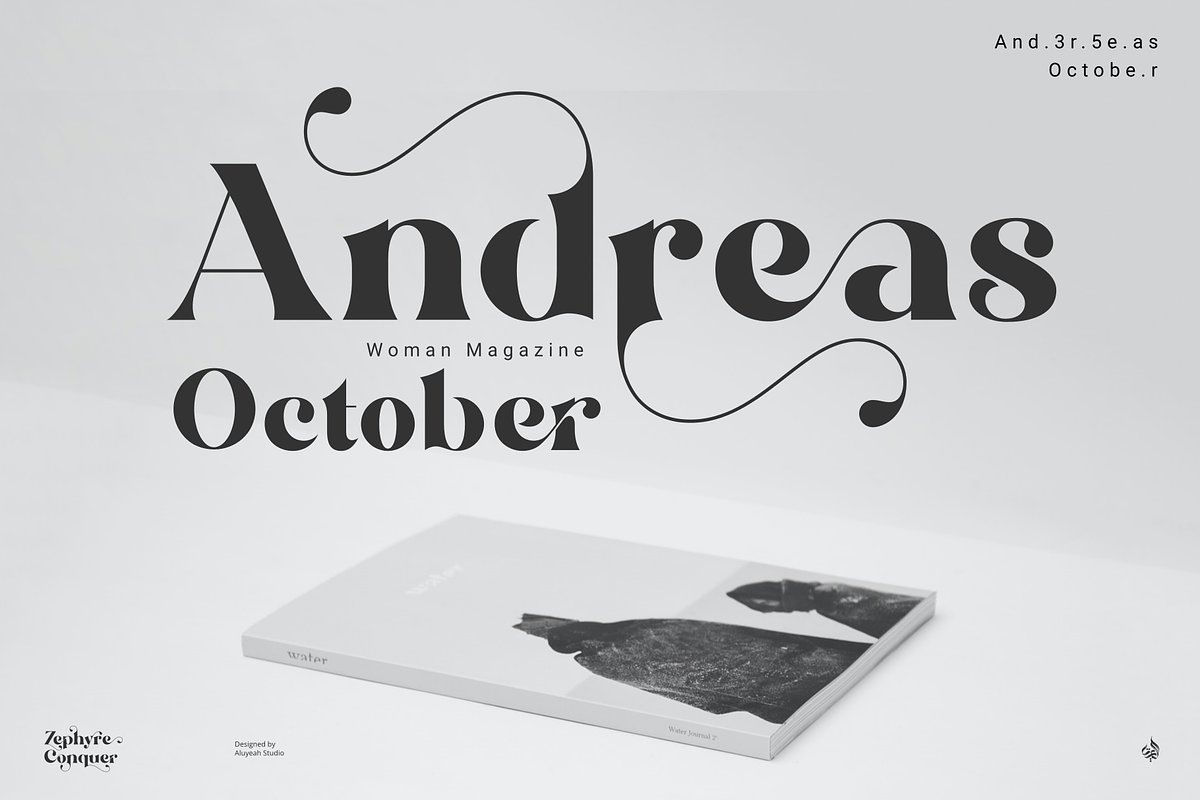 Zephyre Conquer, a Serif Font by Aluyeah Studio (Photo 12 of 15)