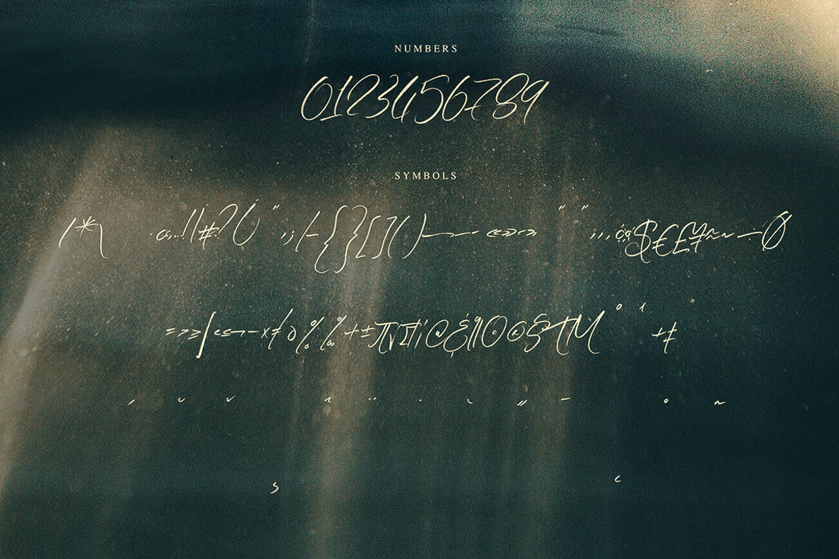 Angelic Brush & SVG Font, a Script Font by Cruzine (Photo 10 of 10)