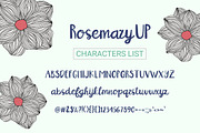 RosemaryUP script font + extras, a Script Font by Pxlhead (Thumbnail 6 of 6)