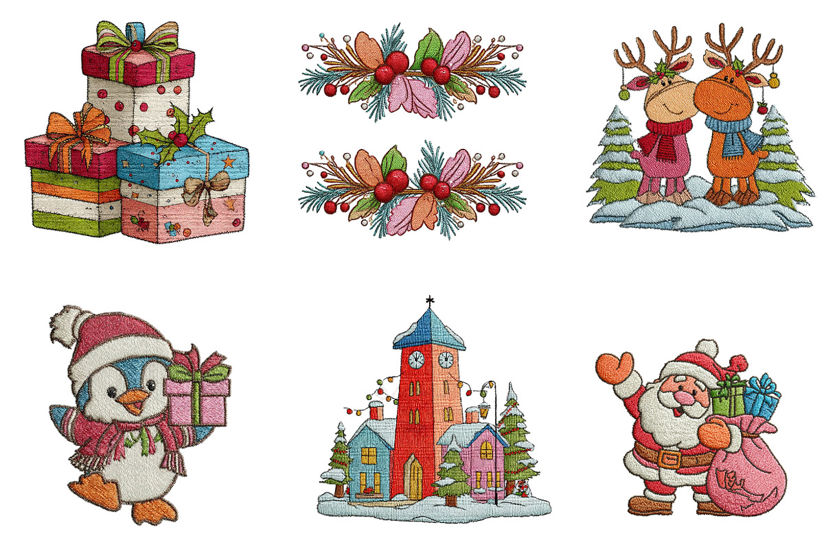 sweet christmas clipart, an Illustration by CreationArt (Photo 3 of 7)