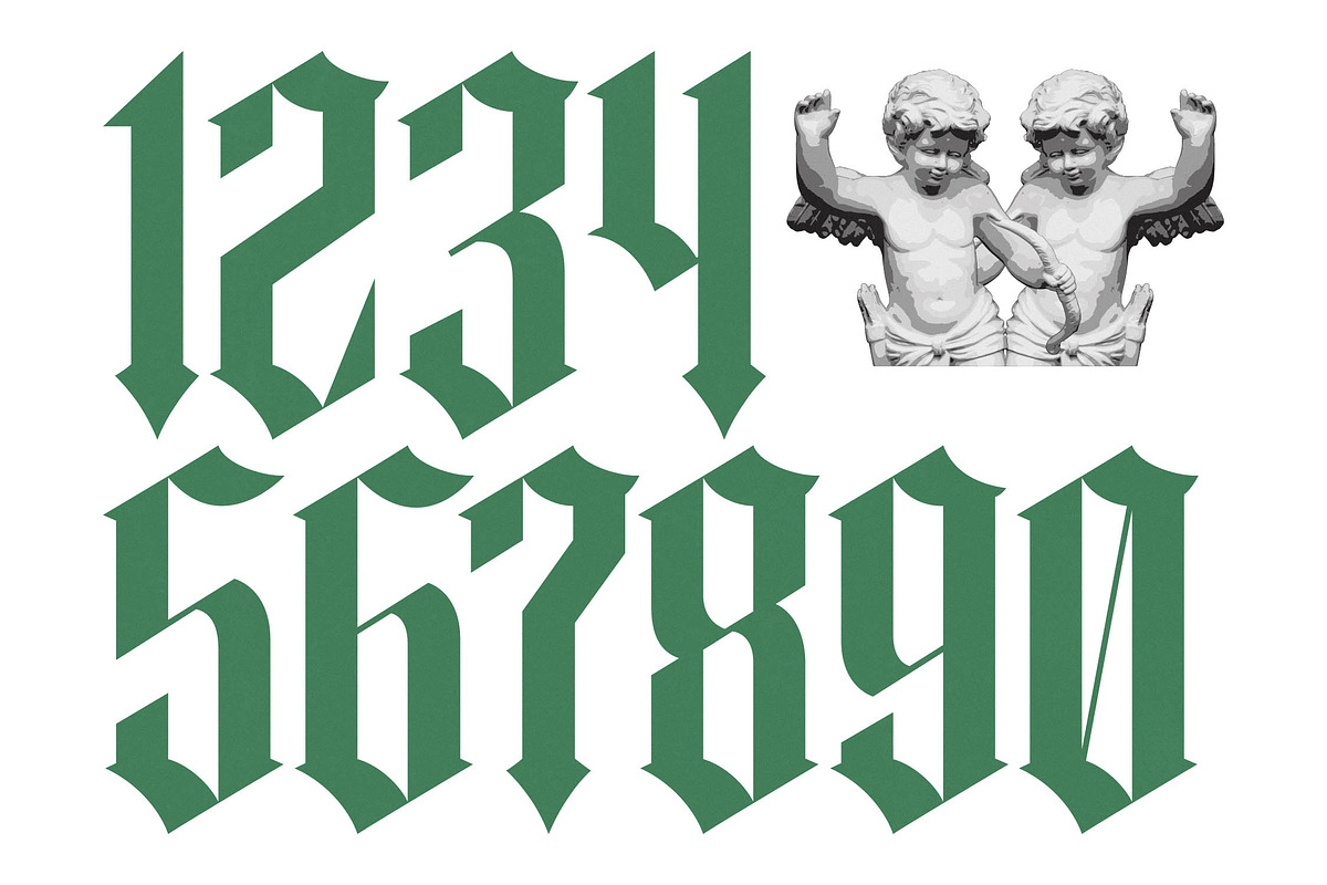 Merdlins Modern Blackletter Serif, a Blackletter Font by timelesstype.co (Photo 17 of 20)
