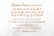 Fountain Persona - Font Trio, a Script Font by Letterhend Studio (Thumbnail 8 of 9)