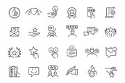 Customer Experience Icons Flat Icons, an Outline Icon by Tettygreen (Thumbnail 2 of 2)