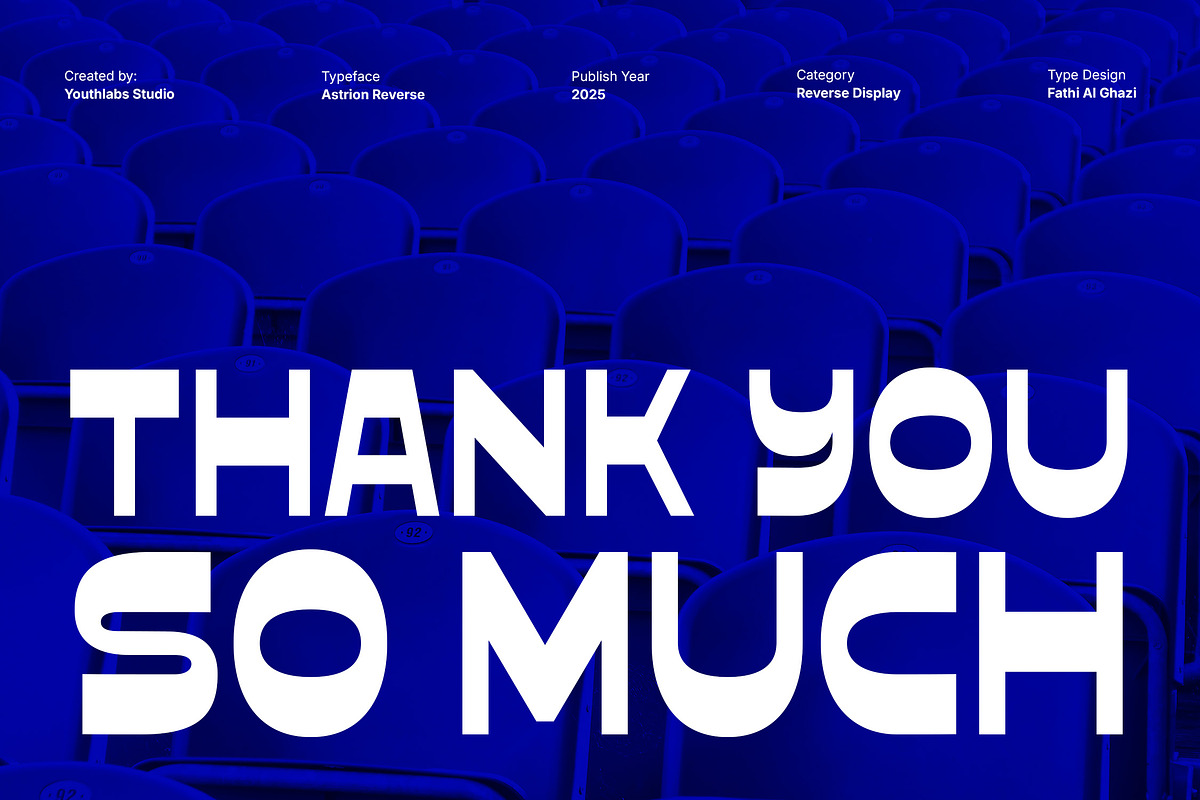 Astrion Reverse – Bold Display Font, a Sans Serif Font by Youthlabs Studio (Photo 12 of 12)