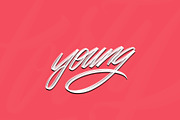 Young Vegas Hand Lettering Brushes, a Brush Add-On by IIAspire (Thumbnail 9 of 14)