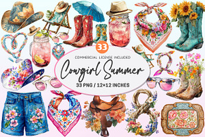 Retro Cowgirl Summer PNG, a Graphic by CitraGraphics