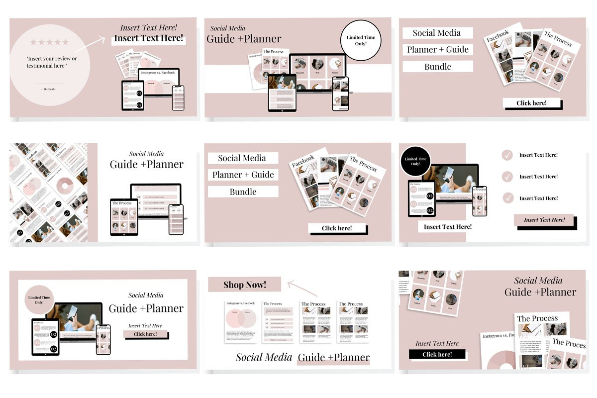 Content Creator Bundle | Boss Babe, a Social Media Template by ...